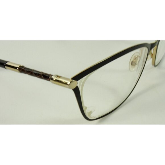 Jimmy Choo Eyeglasses FRAMES ONLY Black Wayfarer 53-17-134 - Picture 10 of 15